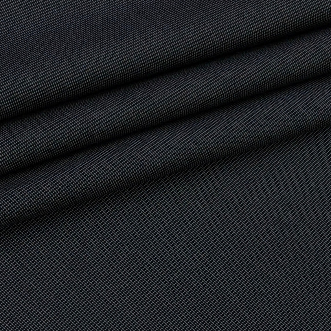 Trouser Fabric Donear Giza Cotton Stretchable ZigZag Colour Charcoal Grey